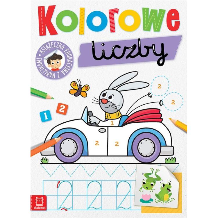 Kolorowe liczby. Edukacyjna książeczka