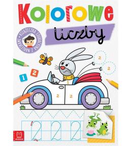 Kolorowe liczby. Edukacyjna książeczka