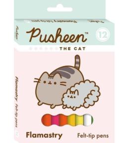 Flamastry 12 kolorów Pusheen