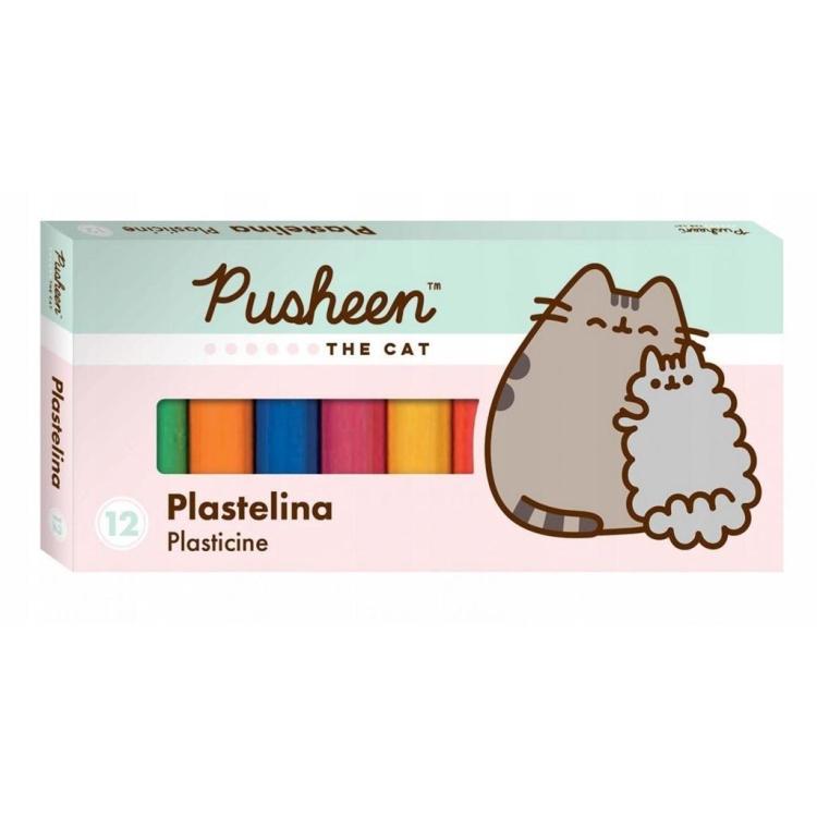 Plastelina 12 kolorów Pusheen BAMBINO