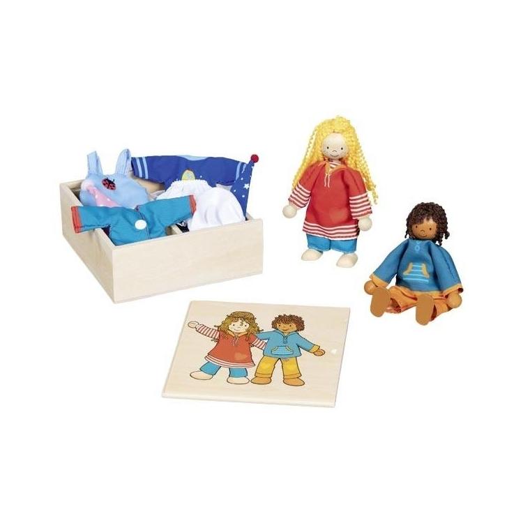 Figurki elastyczne Fynja i Fabio z garderobą 6szt