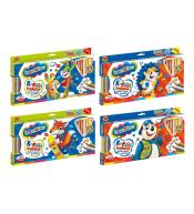 Kredki trójkątne drewniane 24 kolory BAMBINO