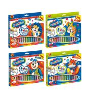 Kredki ołówkowe 18 kolorów BAMBINO