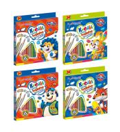 Kredki trójkątne 24 kolory BAMBINO