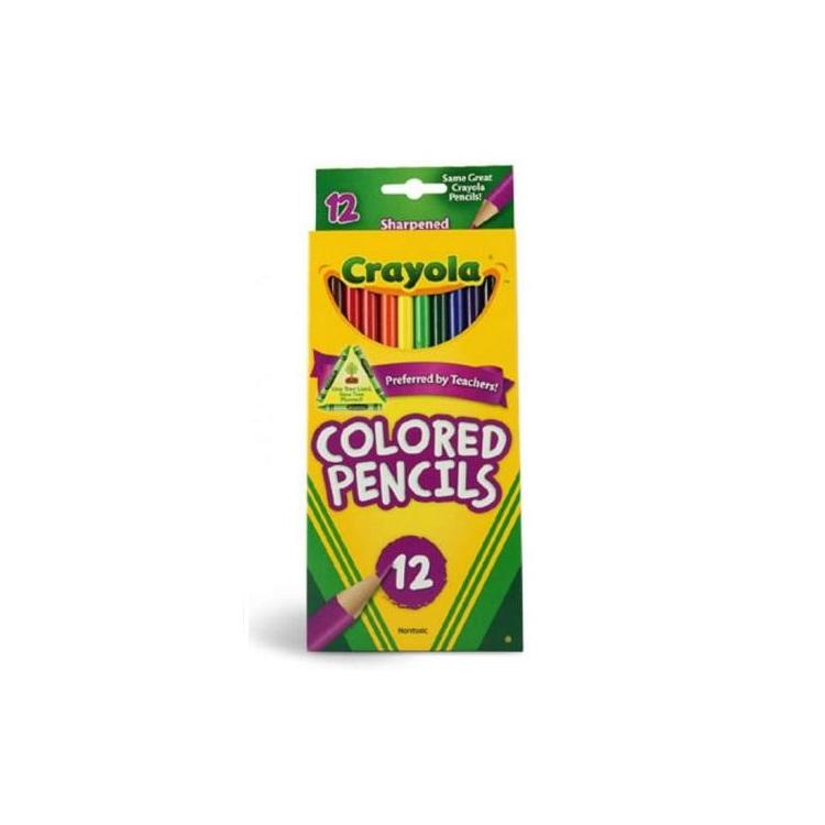 Kredki ołówkowe 12 kolorów CRAYOLA