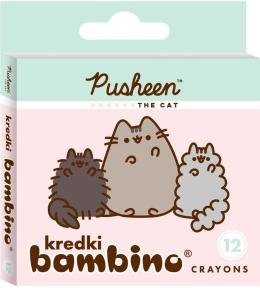 Kredki 12 kolorów Pusheen BAMBINO