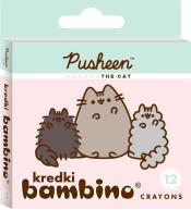 Kredki 12 kolorów Pusheen BAMBINO