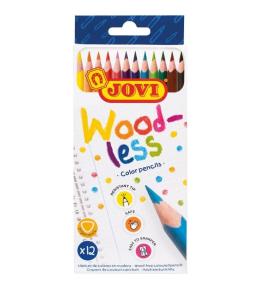 Kredki bezdrzewne 12 kolorów JOVI