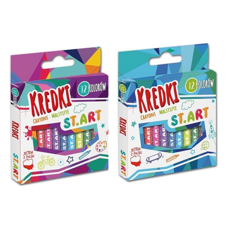 Kredki 12 kolorów St.Art