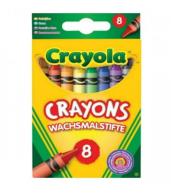 Kredki świecowe bezpieczne 8 kolorów CRAYOLA