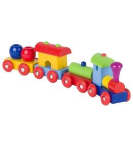 Drewniany pociąg Peru