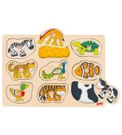 Układanka z uchwytami motyw zwierzątka