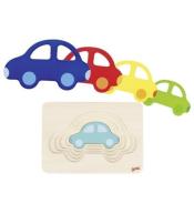 Puzzle warstwowe - Samochodzik