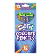 Kredki ołówkowe Swirl 12 kolorów CRAYOLA