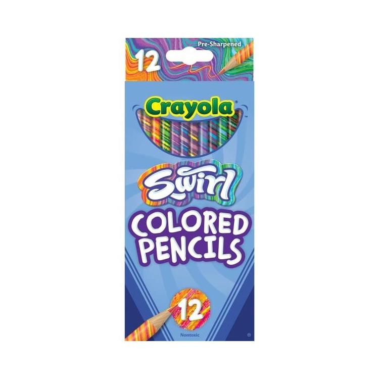 Kredki ołówkowe Swirl 12 kolorów CRAYOLA