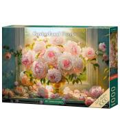 Puzzle 1000 Hot Summer Peonies CASTOR