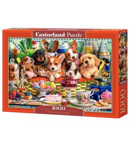 Puzzle 1000 Puppies Dessert CASTOR