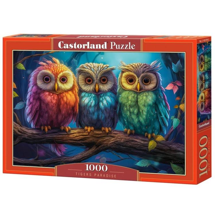 Puzzle 1000 Three Little Owls CASTOR