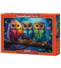 Puzzle 1000 Three Little Owls CASTOR