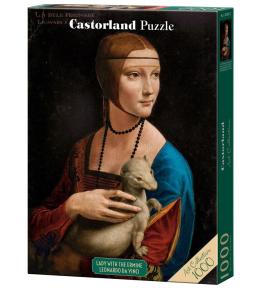 Puzzle 1000 Dama z łasiczką, Da Vinci CASTOR