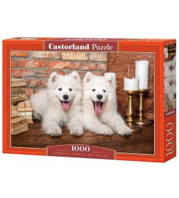 Puzzle 1000 Samoyed Puppies Say Hello CASTOR