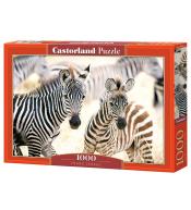 Puzzle 1000 Young Zebras CASTOR