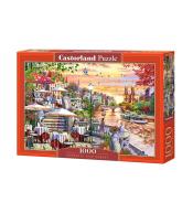 Puzzle 1000 Romantic City Sunset