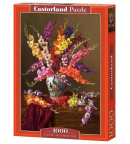 Puzzle 1000 Gladioli in Chinese Vase CASTOR