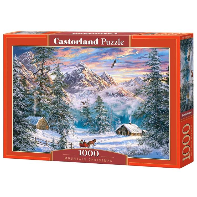 Puzzle 1000 Mountain Christmas CASTOR