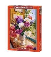 Puzzle 1000 Still life with hydrangeas CASTOR