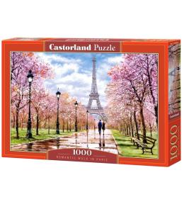 Puzzle 1000 Romatic Walk in Paris CASTOR