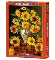 Puzzle 1000 Słoneczniki w wazonie CASTOR