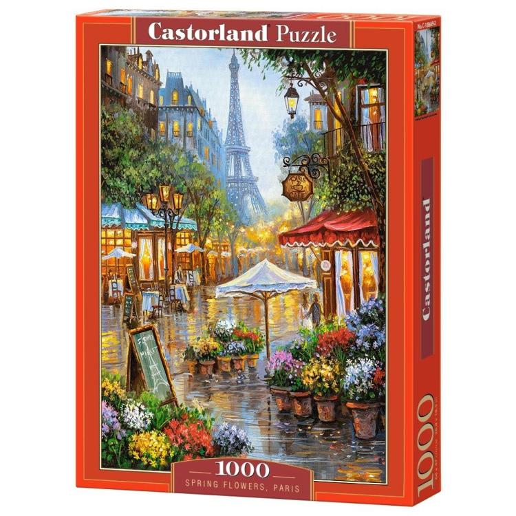 Puzzle 1000 Wiosenne Kwiaty, Pary CASTOR
