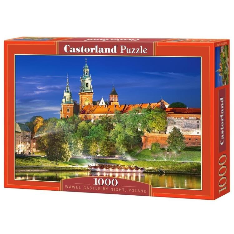 Puzzle 1000 Wawel Castle by Night, Poland CASTOR