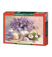 Puzzle 1000 Kwiaty i kapelusz CASTOR