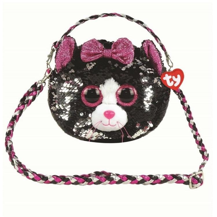 Ty Fashion - cekinowa torba na ramię - Kot