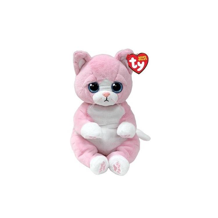 Beanie Bellies Lillibelle - różowy kot 24cm
