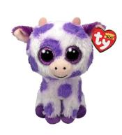 Beanie Boos Ethel - krowa z fiolet. plamami 15cm