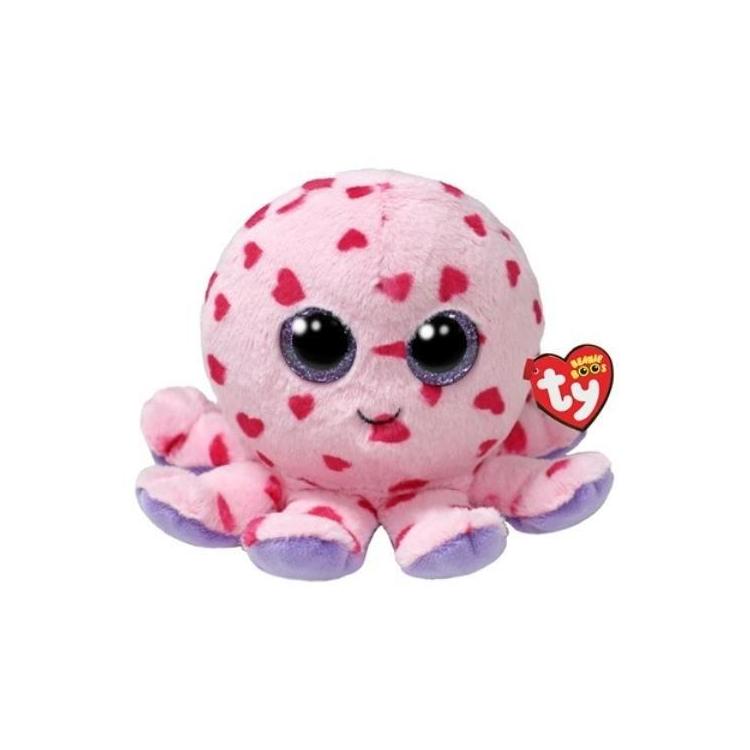Beanie Boos Bubbles - Różowa ośmiornica 15cm