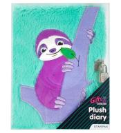 Pamiętnik pluszowy na kłódkę leniwiec