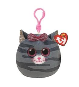 Beanie Boos Kiki - szary kot 8,5 cm brelok