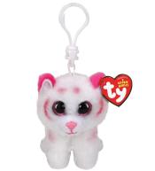 Beanie Boos Tabor - Różowo-biały Tygrys brelok