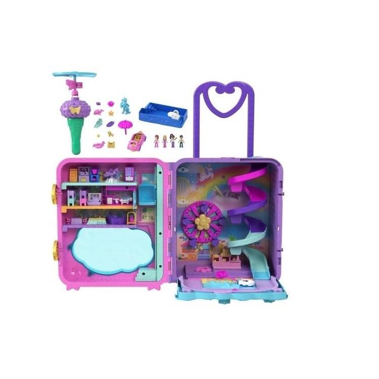 Polly Pocket. Zestaw Walizka wakacyjny kuror HKV43