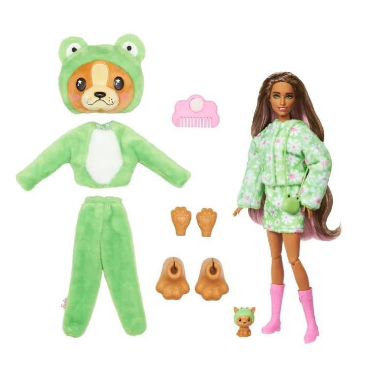 Barbie Color Reveal Lalka Piesek-Żaba HRK24