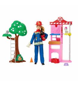 Barbie Kariera. Lalka Strażak HRG55