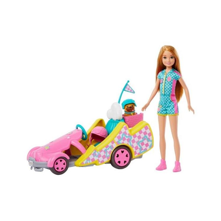 Barbie Gokart Stacie pojazd filmowy i lalka HRM08