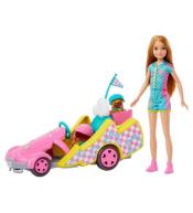 Barbie Gokart Stacie pojazd filmowy i lalka HRM08