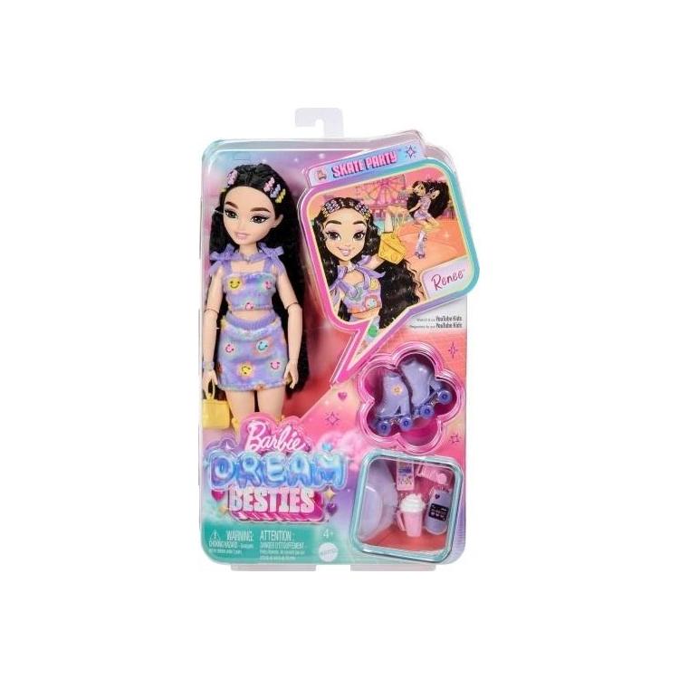 Barbie DreamBesties. Lalka Renee na wrotkach JFX99