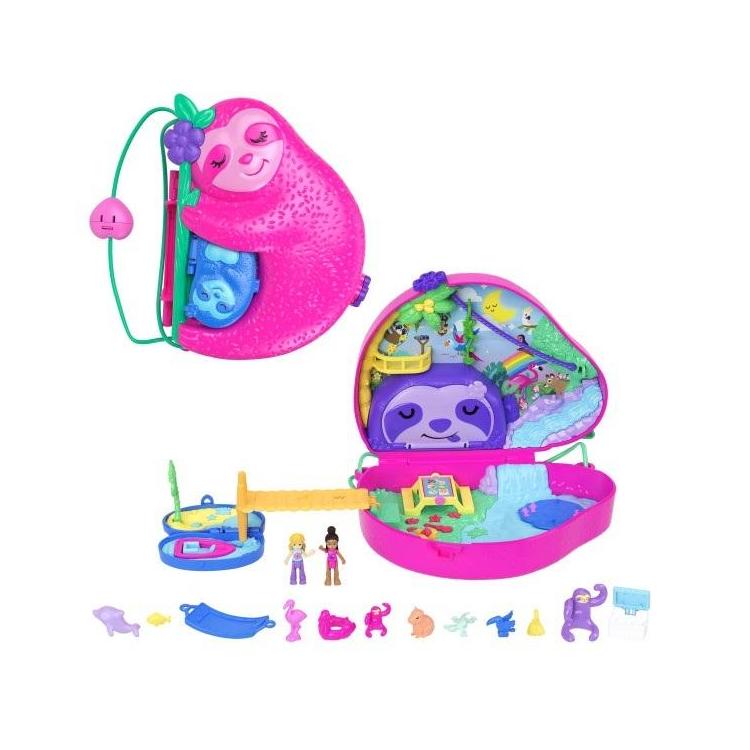Polly Pocket. Kompaktowa torebka Rodzina leniwców
