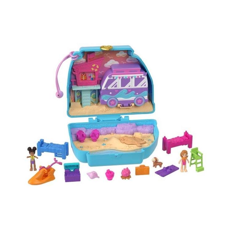 Polly Pocket zestaw Plażowy szczeniaczek HRD36